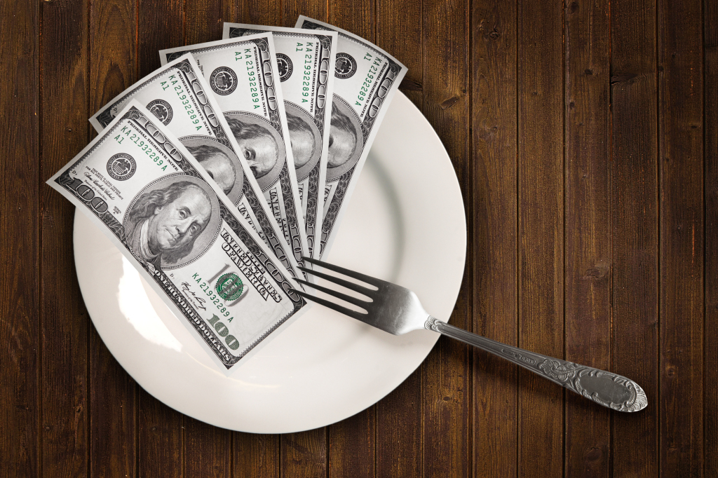 Dollars on a plate by Tax Credits